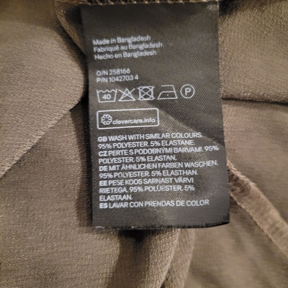 H&M Boat Neck Style Dress Shirt, Womens Size Small - Picture 4 of 5